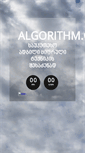 Mobile Screenshot of algorithm.ge
